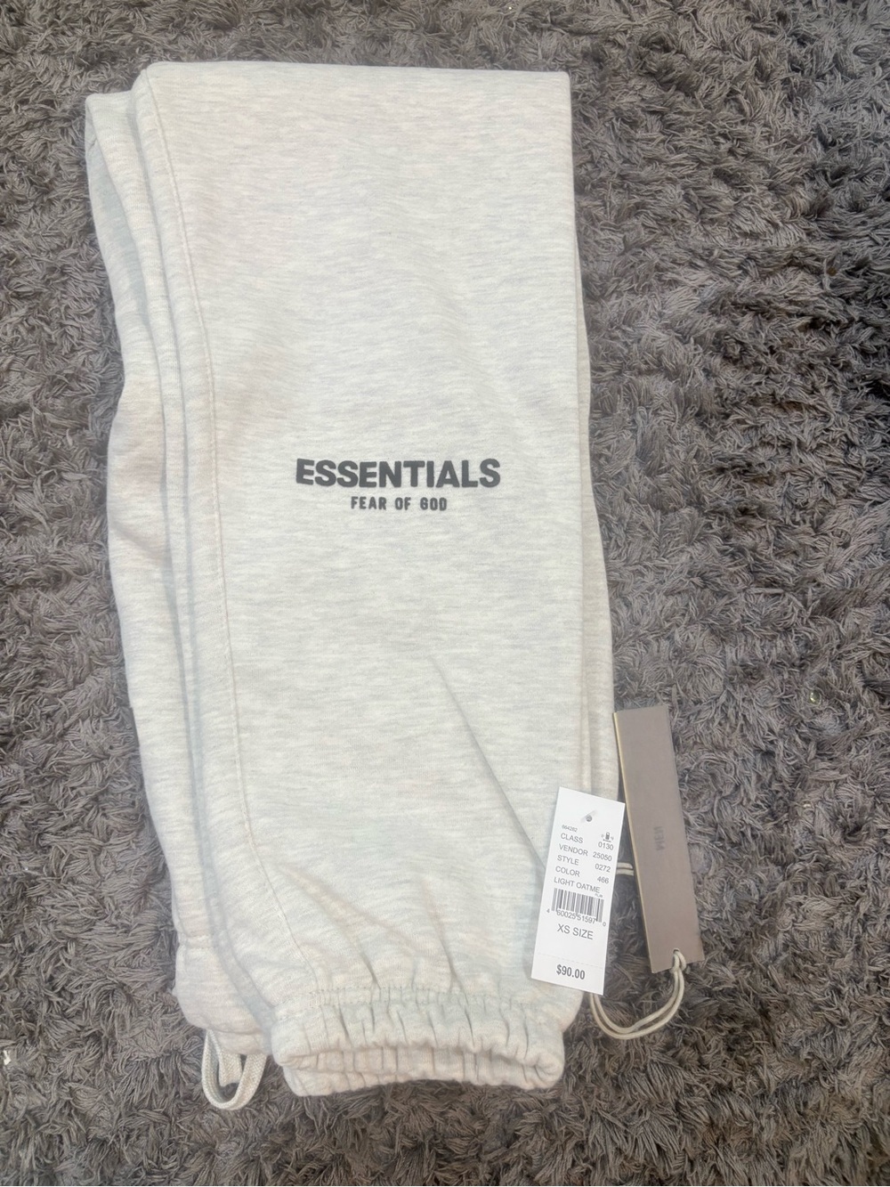 Essentials Fear Of God Light Oatmeal Sweatpangs